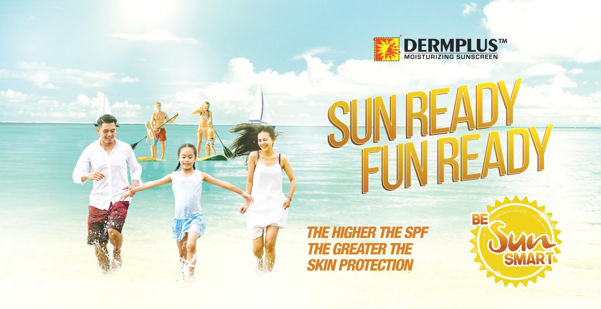 Dermplus Sunscreen SPF 80 and SPF 130 for Overall Long-Term Sun Protection!