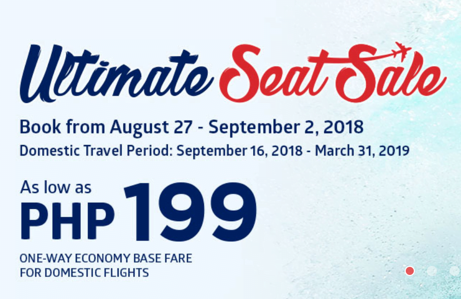 #SEATSALE: Philippine Airlines! Fly for as low as Php 199 for its Ultimate Seat Sale!