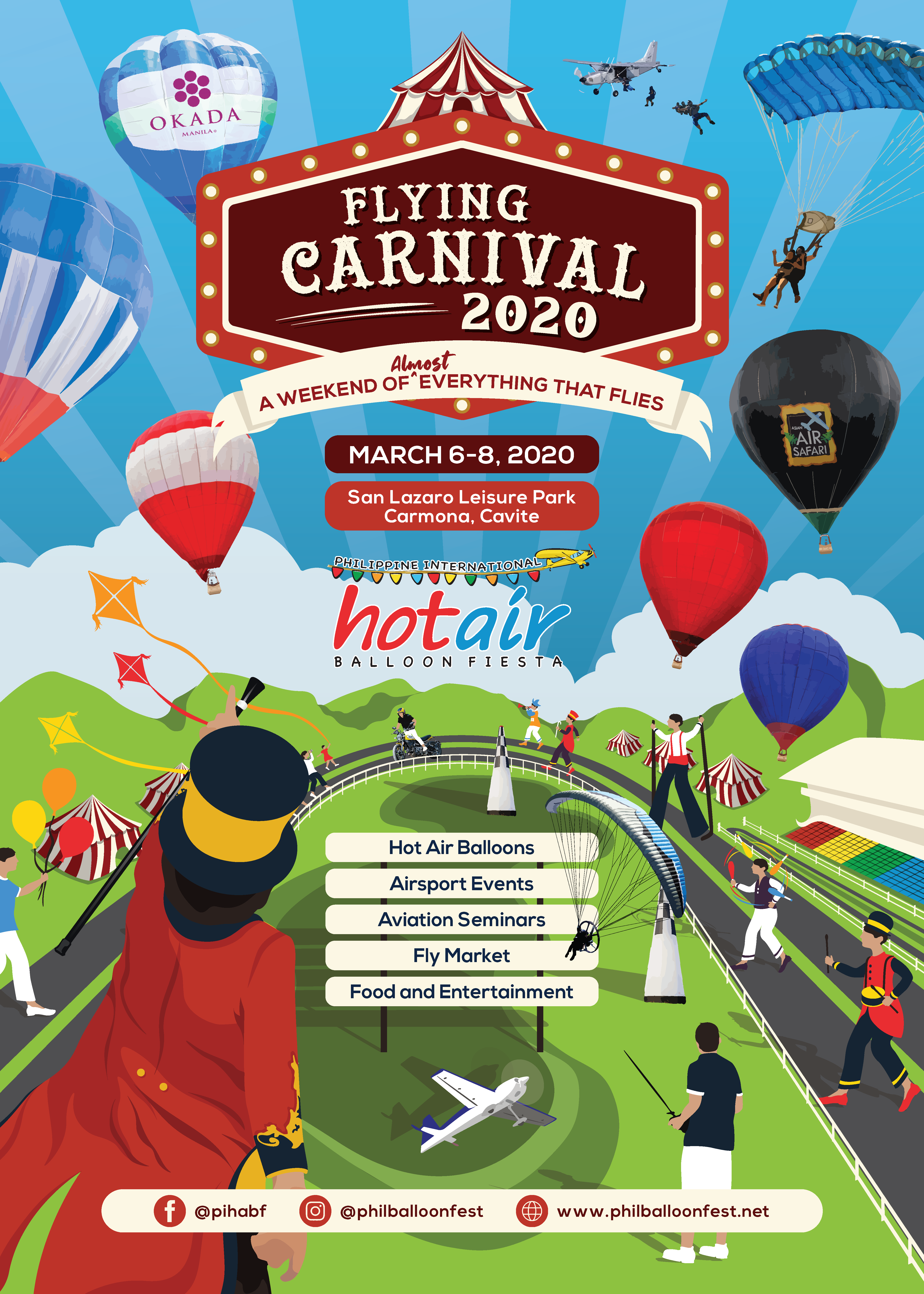 Witness The Flying Carnival 2020 in Carmona, Cavite this March!