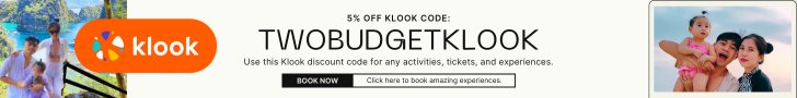 Klook Discount Code: TWOBUDGETKLOOK